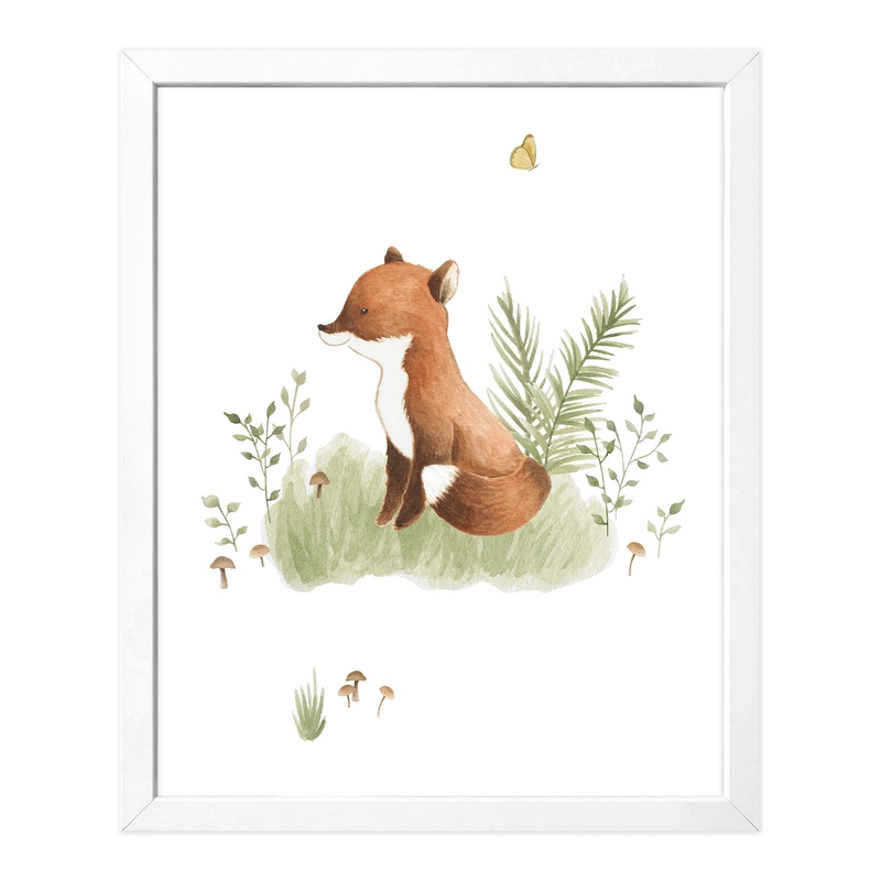 Poster &#039;Fox&#039; Brown 30x40cm