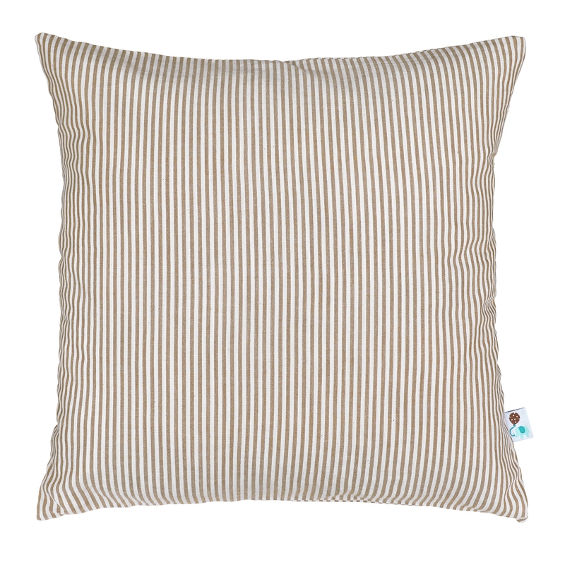 Pillowcase &#039;Stripes&#039; Beige 40x40cm