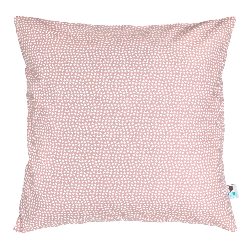 Pillowcase &#039;Hearts&#039; Rose 40x40cm