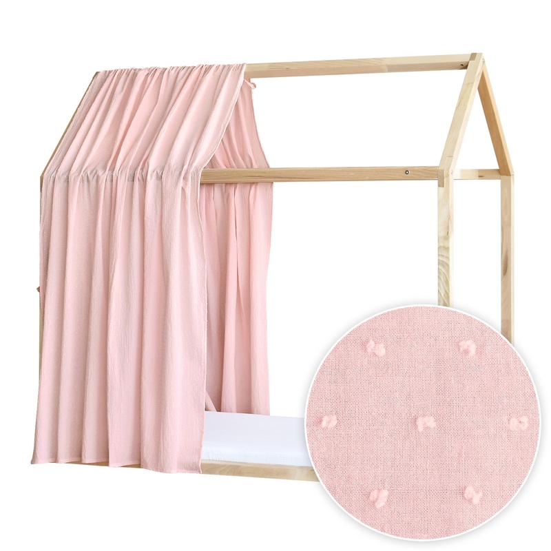 House Bed Canopy 3D Dots Light Pink 315cm 1 Piece