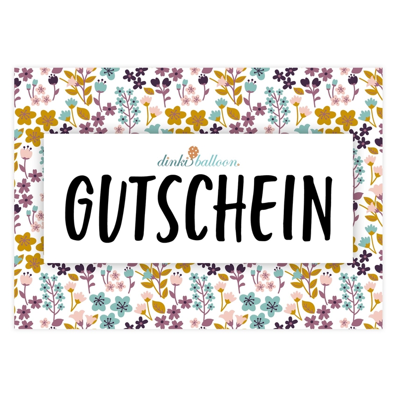 Gift Voucher &#039;Flowers&#039; German (By E-Mail)