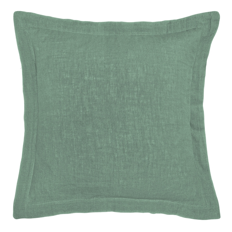 Linen Pillowcase Khaki 40x40cm Recycled