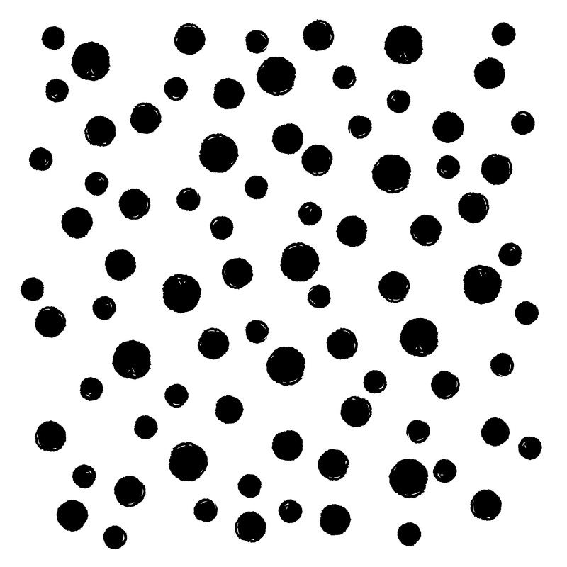 Wall Stickers &#039;Colour Dots&#039; Black