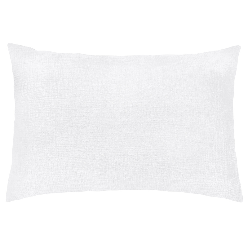 Organic Pillowcase Muslin White 40x60cm