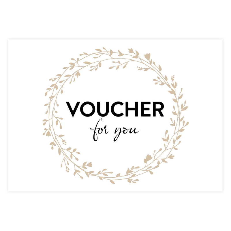 Gift Voucher &#039;Bohemian Wreath&#039; English Version (By E-Mail)