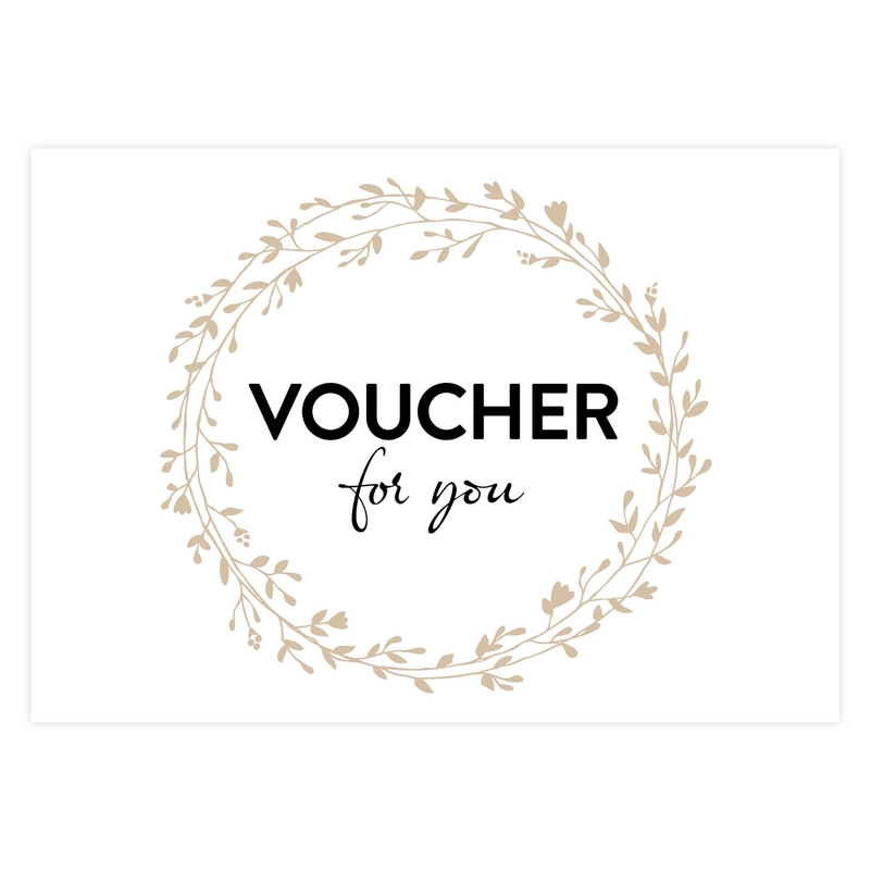 Gift Voucher &#039;Boho&#039; English Version (By E-Mail)