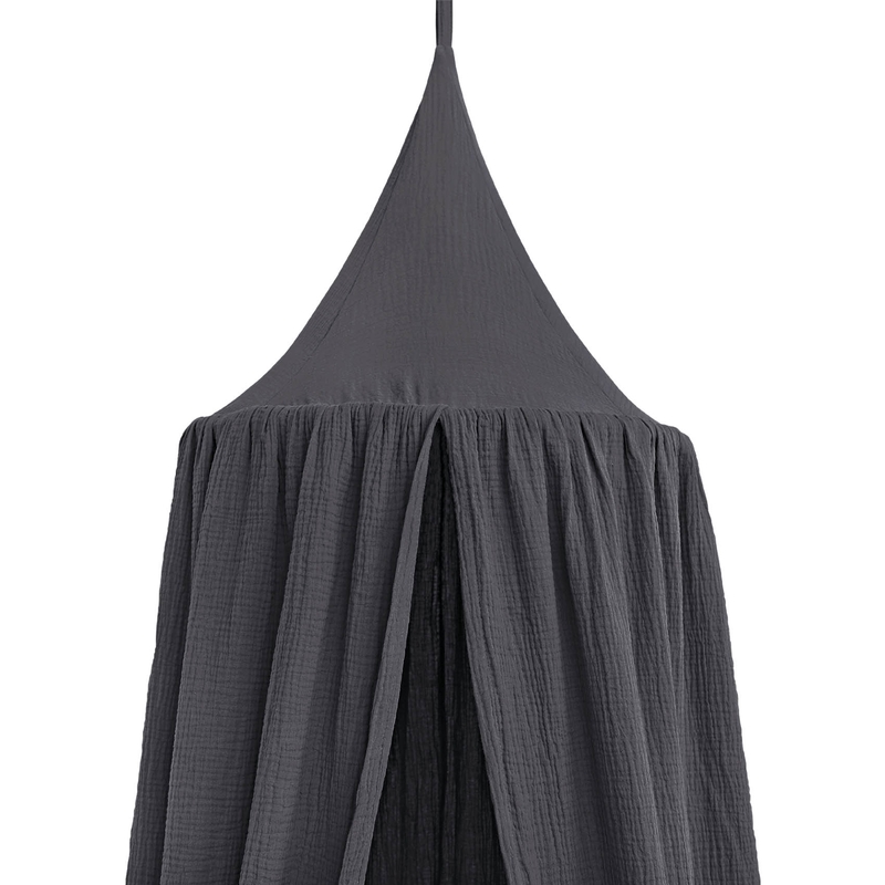 Organic Canopy Muslin Dark Grey 250cm