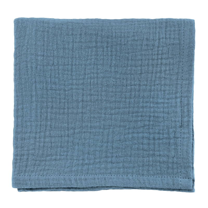 Cheesecloth Muslin Dusty Blue 70x70cm