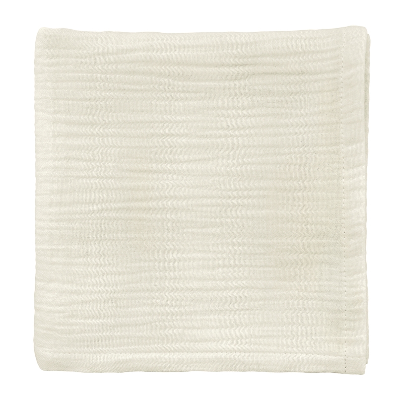 Organic Muslin Cloth Cream 70x70cm