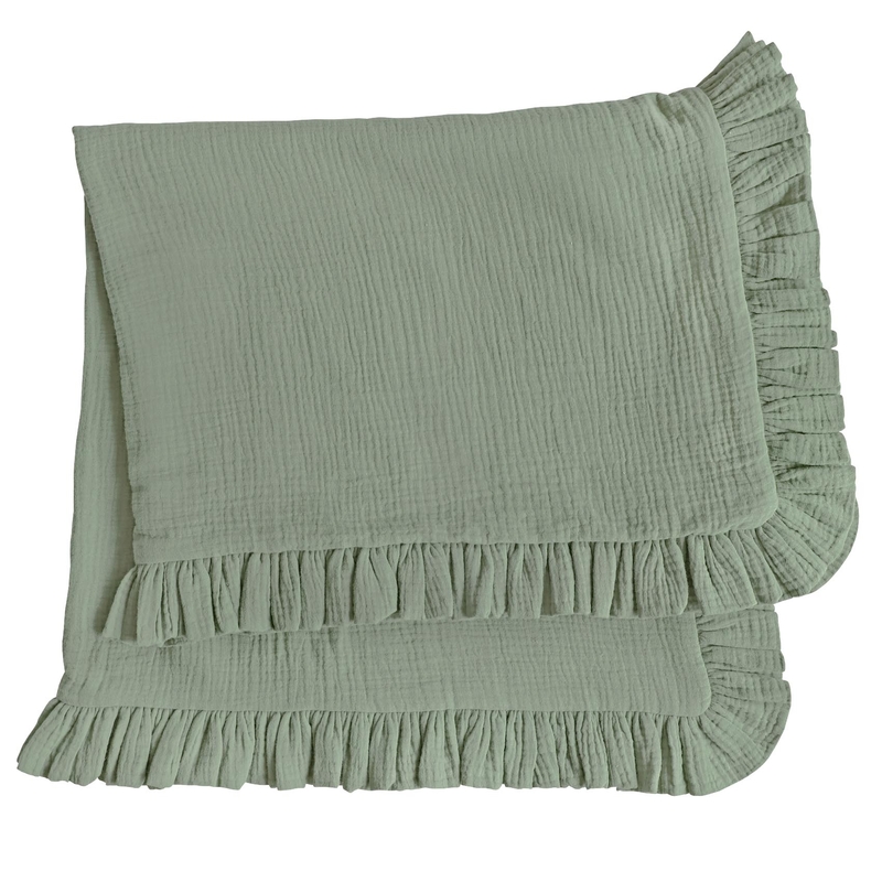 Blanket Muslin Khaki 80x100cm