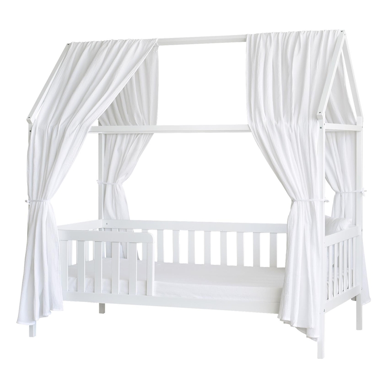 Organic House Bed Canopy Set Of 2 White 350cm