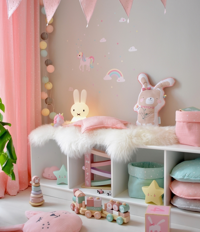 Playroom With Muslin In Pastel Colours