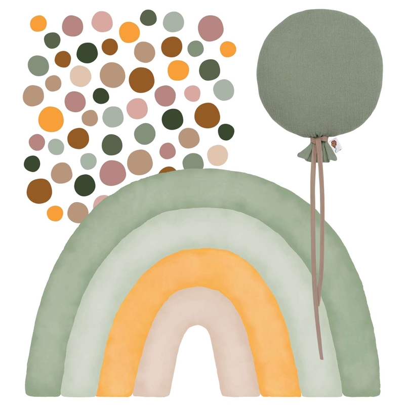 Bundle With XL Rainbow, Dots &amp; Wall Balloon