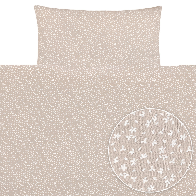 Bedding &#039;Leaves&#039; Muslin 100x135cm