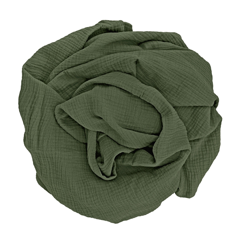 Swaddle Muslin Dark Green 120x120cm