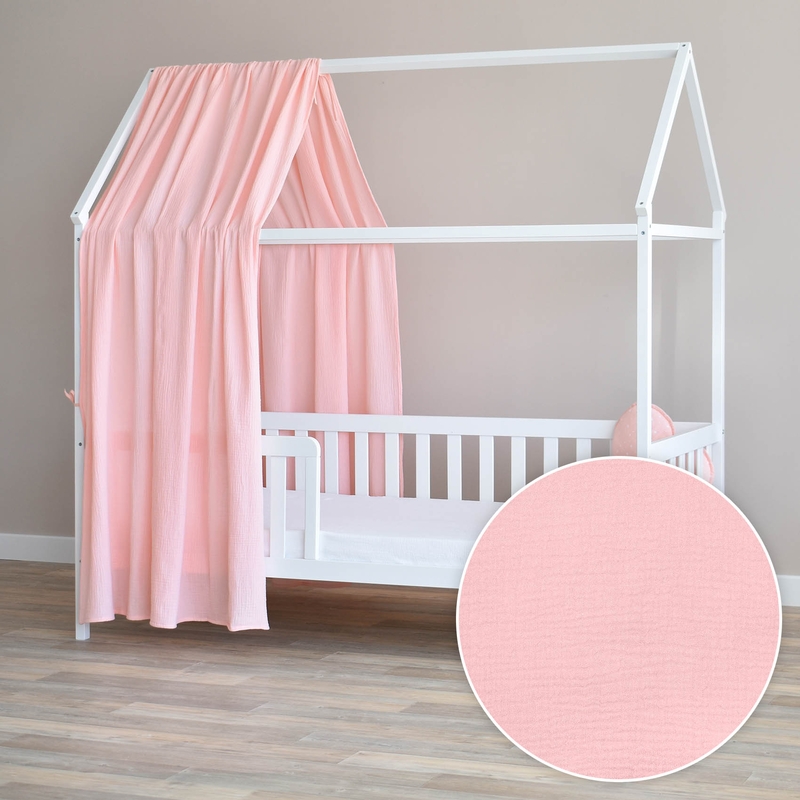 House Bed Canopy Light Pink 350cm 1 Piece