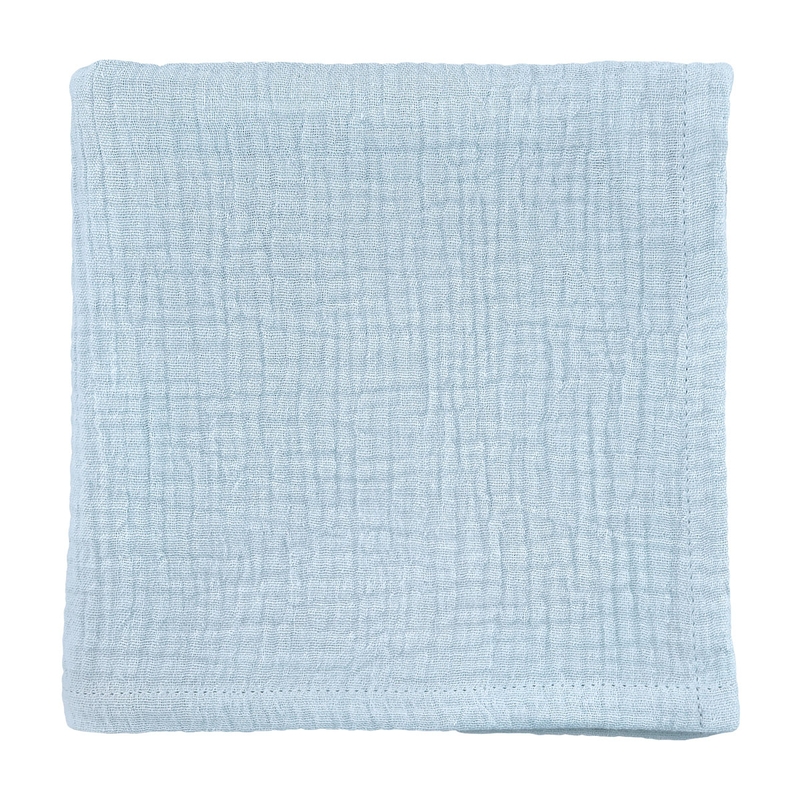 Muslin Cloth Light Blue 70x70cm