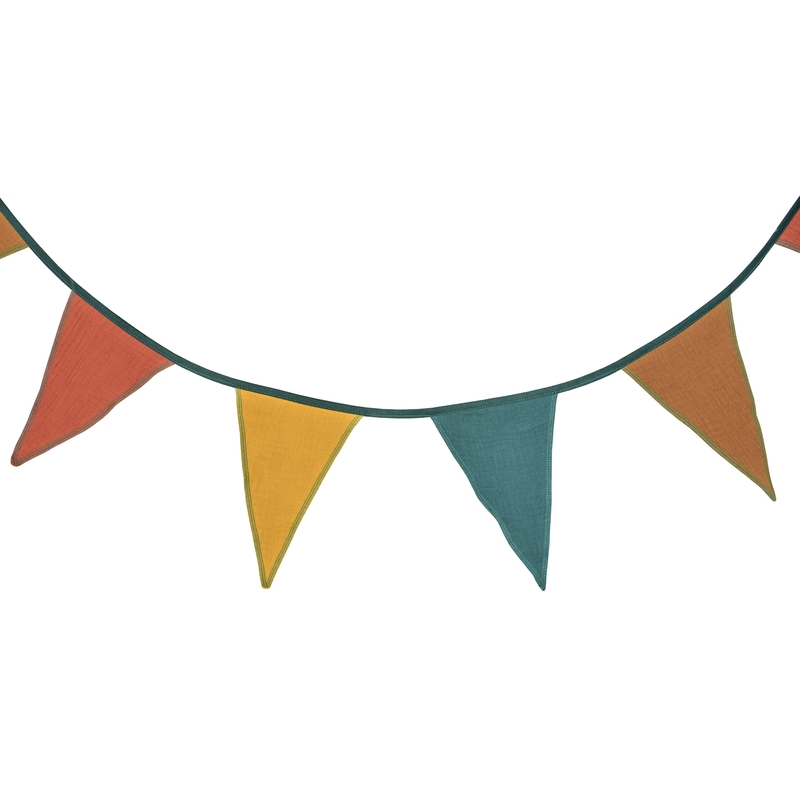 Garland Muslin &#039;Forest&#039; Camel/Terra/Mustard 300cm