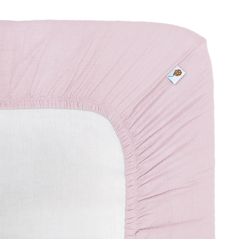 Fitted Sheet Muslin Purple 70x140cm