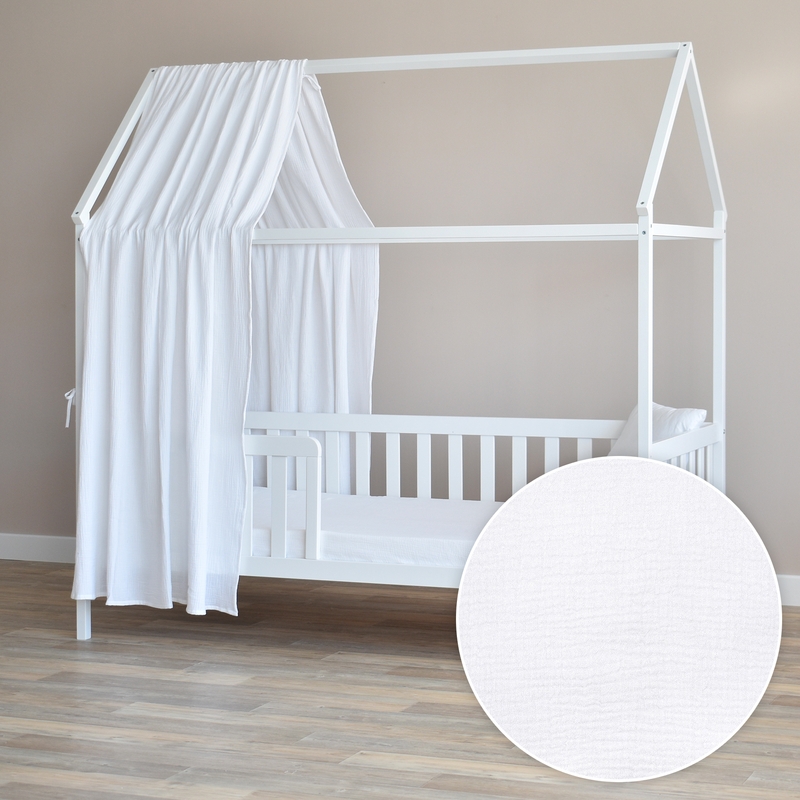 House Bed Canopy white 350cm 1 Piece
