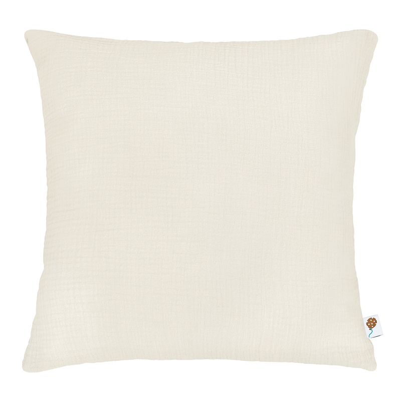 Organic Pillowcase Muslin Cream 40x40cm