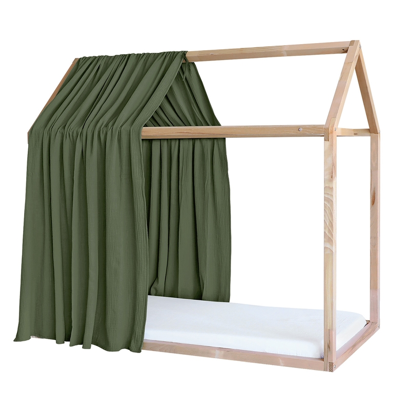 House Bed Canopy Dark Green 315cm 1 Piece