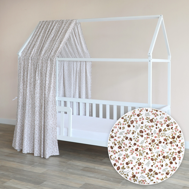 House Bed Canopy &#039;Buttercup&#039; Dusty Rose 350cm 1 Piece