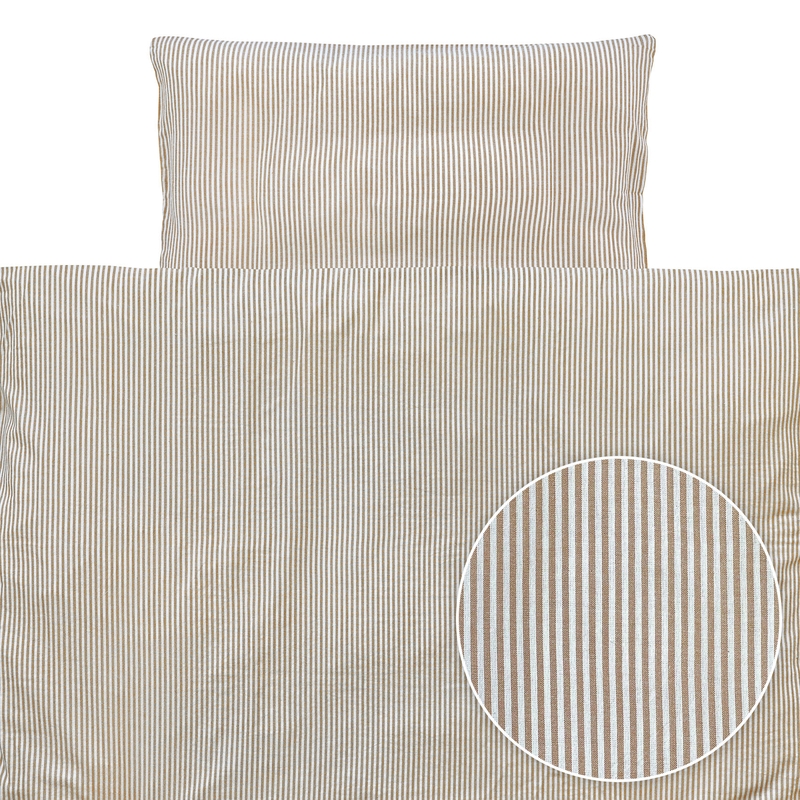 Bedding &#039;Stripes&#039; Beige 100x135cm