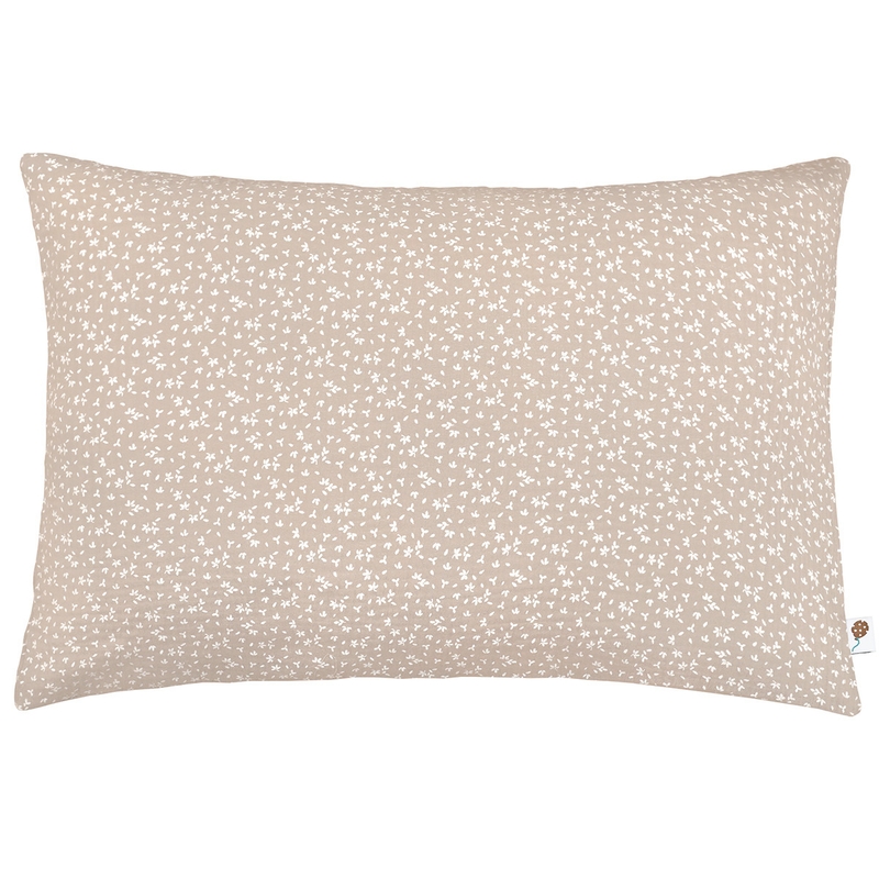 Pillowcase &#039;Leaves&#039; Muslin 40x60cm