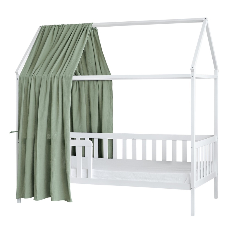 Organic House Bed Canopy Khaki 350cm 1 Piece