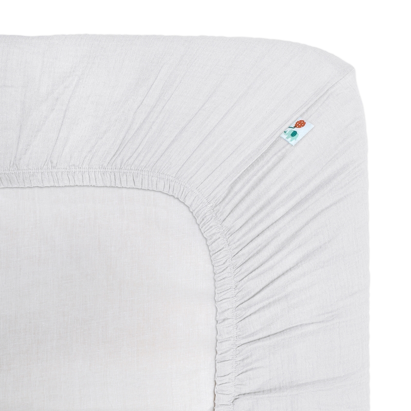 Fitted Sheet Muslin White
