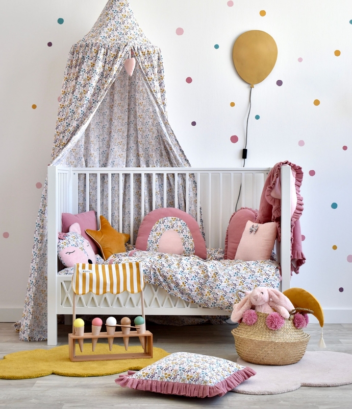 Kidsroom With Dusty Rose &#039;Flower&#039; Collection