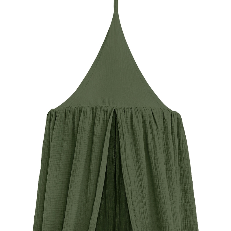 Canopy Muslin Dark Green 250cm