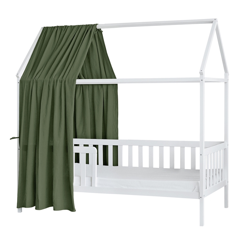 House Bed Canopy Dark Green 350cm 1 Piece