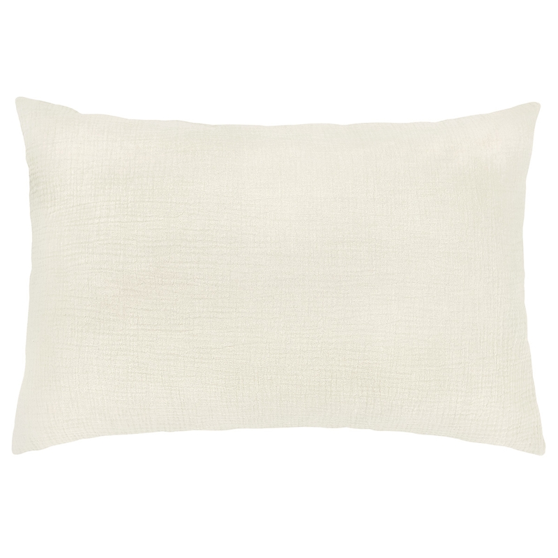 Organic Pillowcase Muslin Cream 40x60cm