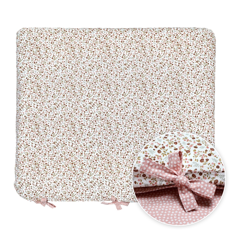 Changing Pad Cover &#039;Buttercup&#039; Dusty Rose