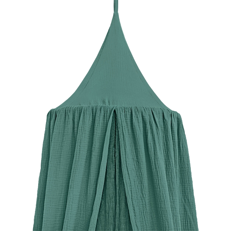 Canopy Muslin Green 250cm Handmade