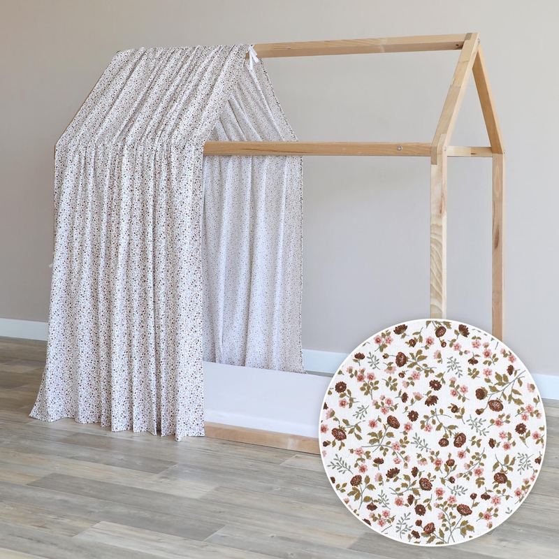 Organic House Bed Canopy &#039;Buttercup&#039; Rose 315cm 1 Piece