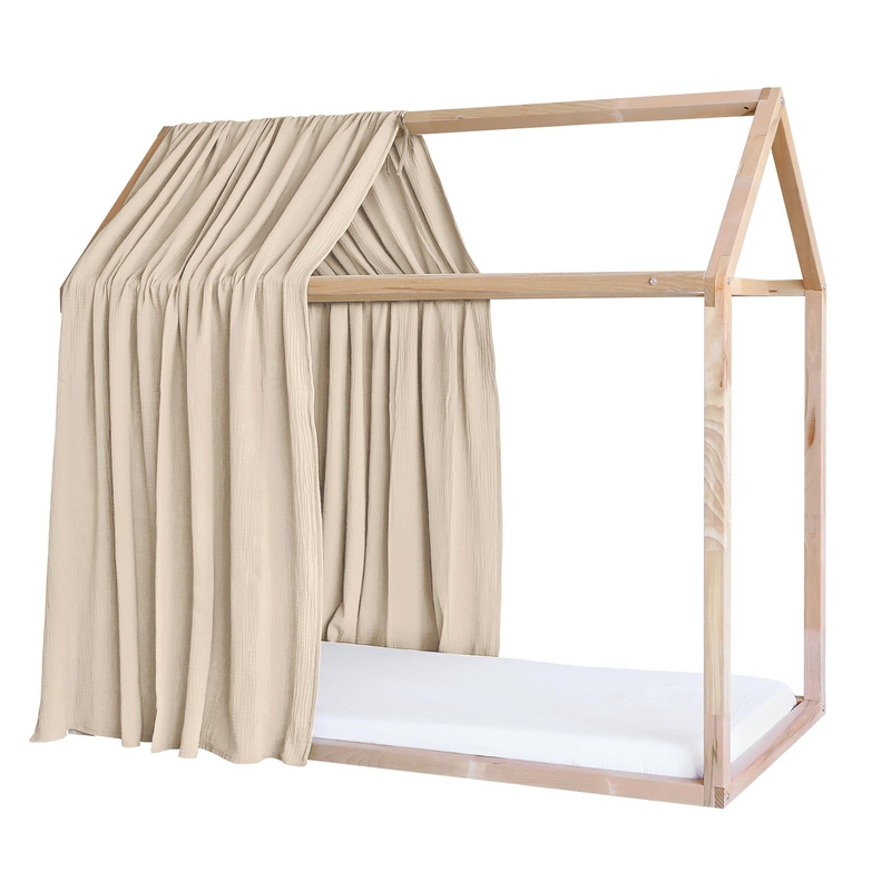 Organic House Bed Canopy Beige 315cm 1 Piece