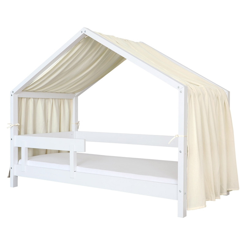 Organic House Bed Canopy Muslin Cream