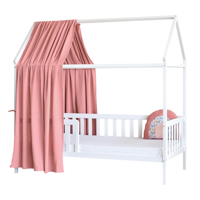 Organic House Bed Canopy Dusty Rose 350cm 1 Piece