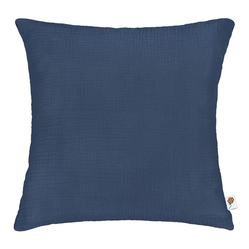 Pillowcase Muslin Denim Blue 40x40cm